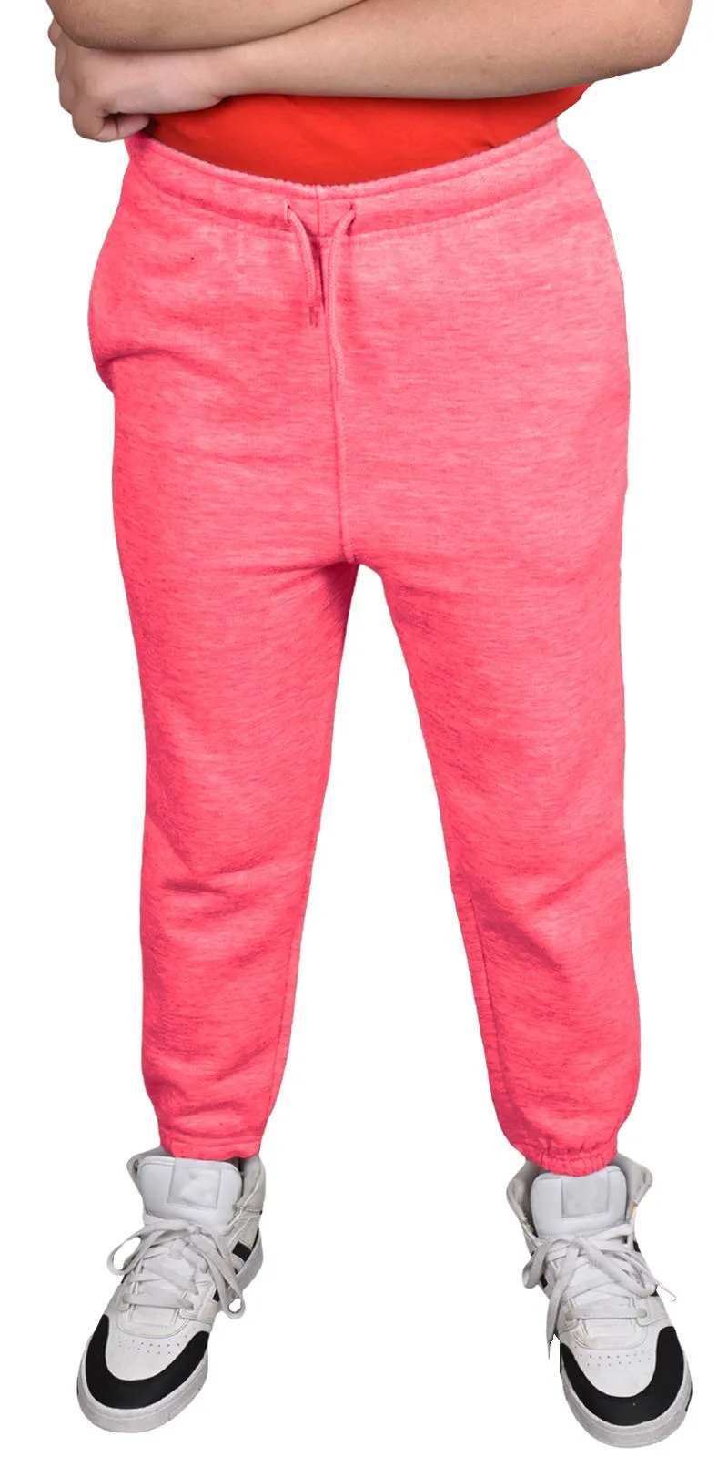 2 Pack Kids Plain Jogging Bottoms