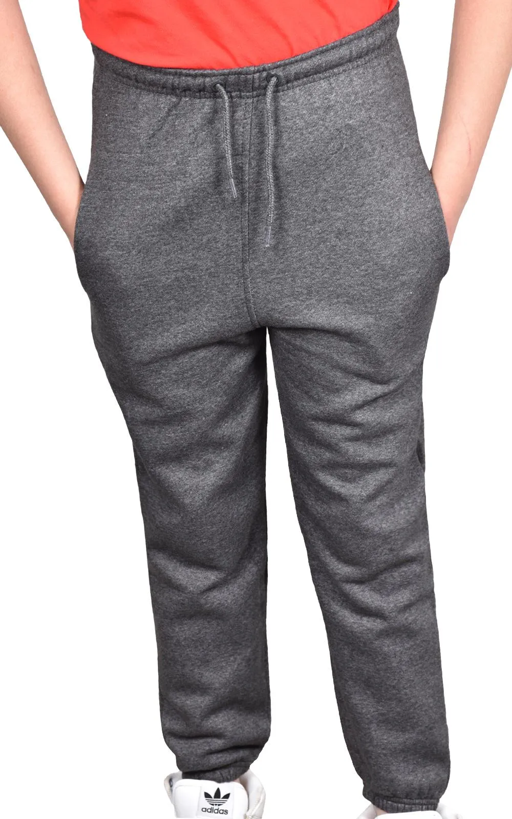 2 Pack Kids Plain Jogging Bottoms