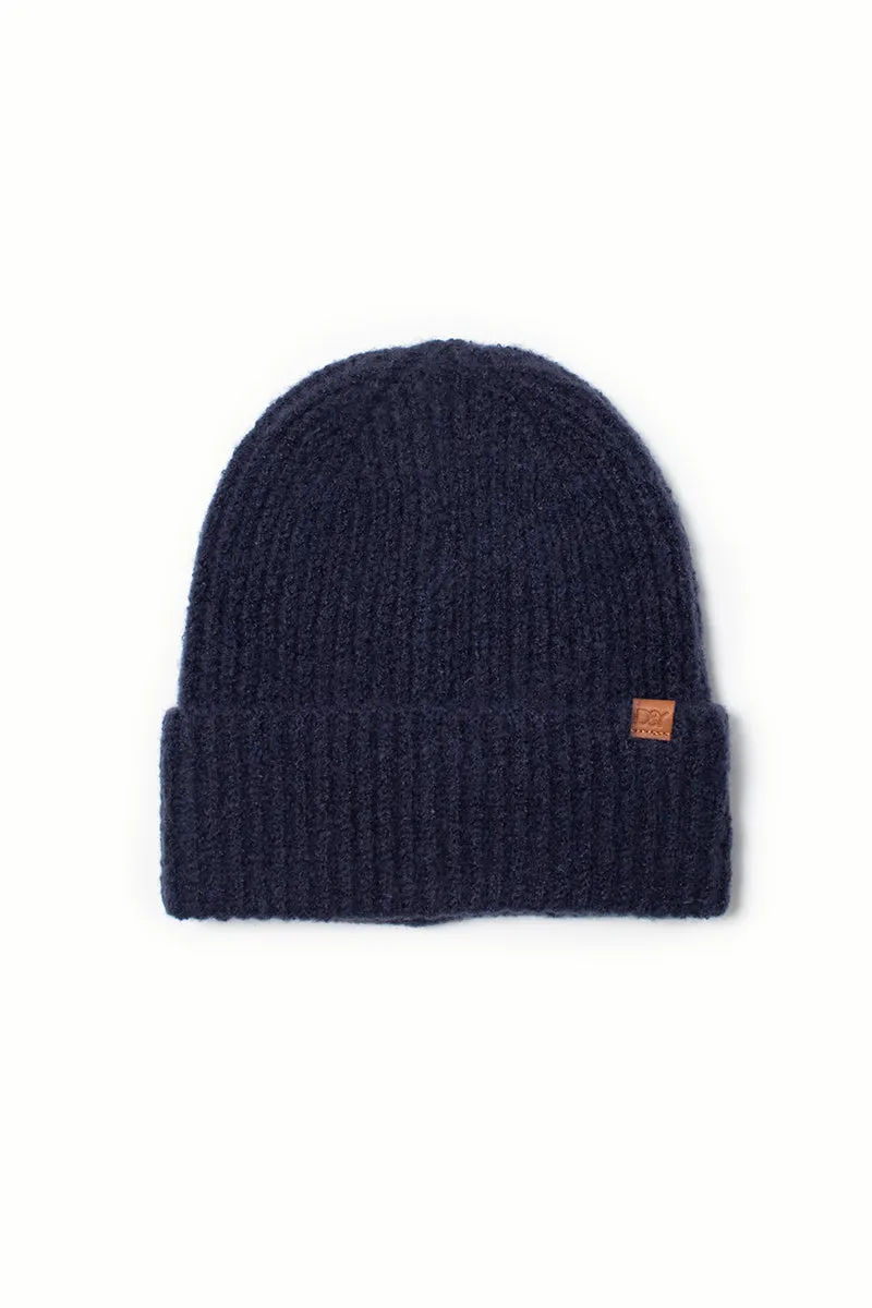 ABB250 - Solid knit cuffed beanie