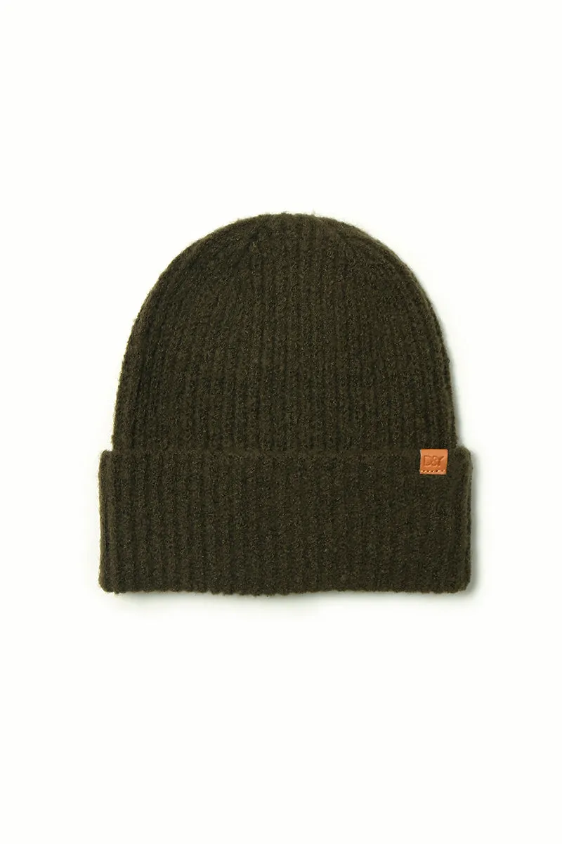 ABB250 - Solid knit cuffed beanie