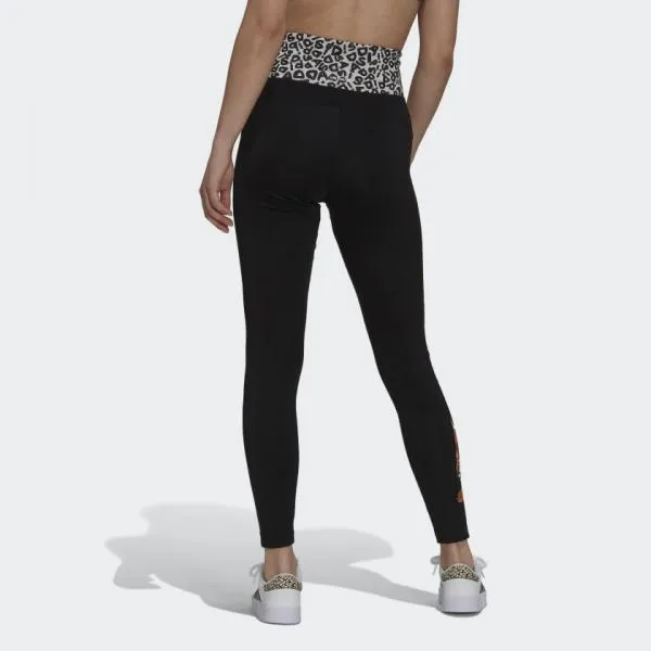 adidas - Women - Farm Print High Rise Tight - Black