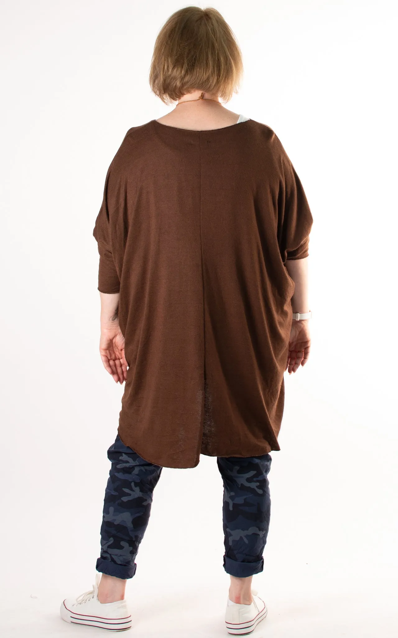 Amy Soft Knit Top | Brown