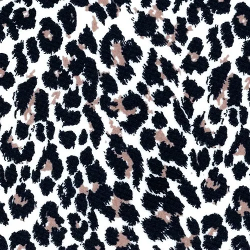 Black & White Skin | Polyester/Spandex Print (10 Yard Roll) SKU 4931 #S35 BTR