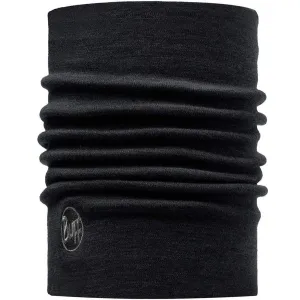 Buff Unisex Heavyweight Merino Wool Tubular Neck Gaiter - Solid Black