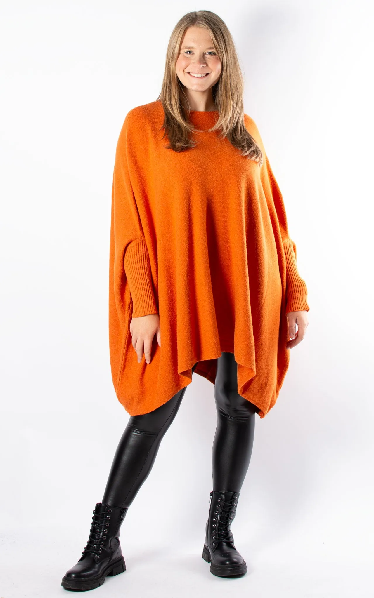 Charlotte Round Neck | Orange