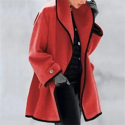 Christmas hot sale 50% off Women's Autumn And Winter Woolen Coat