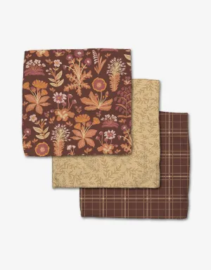 Cozy Fall Dishcloth Set - 3 Pack