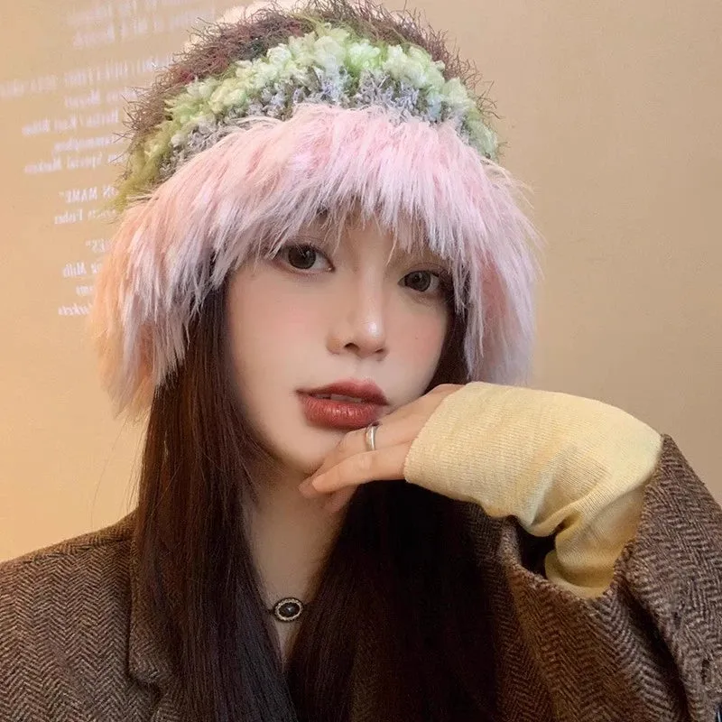 Cute Star Knitted Bucket Hat