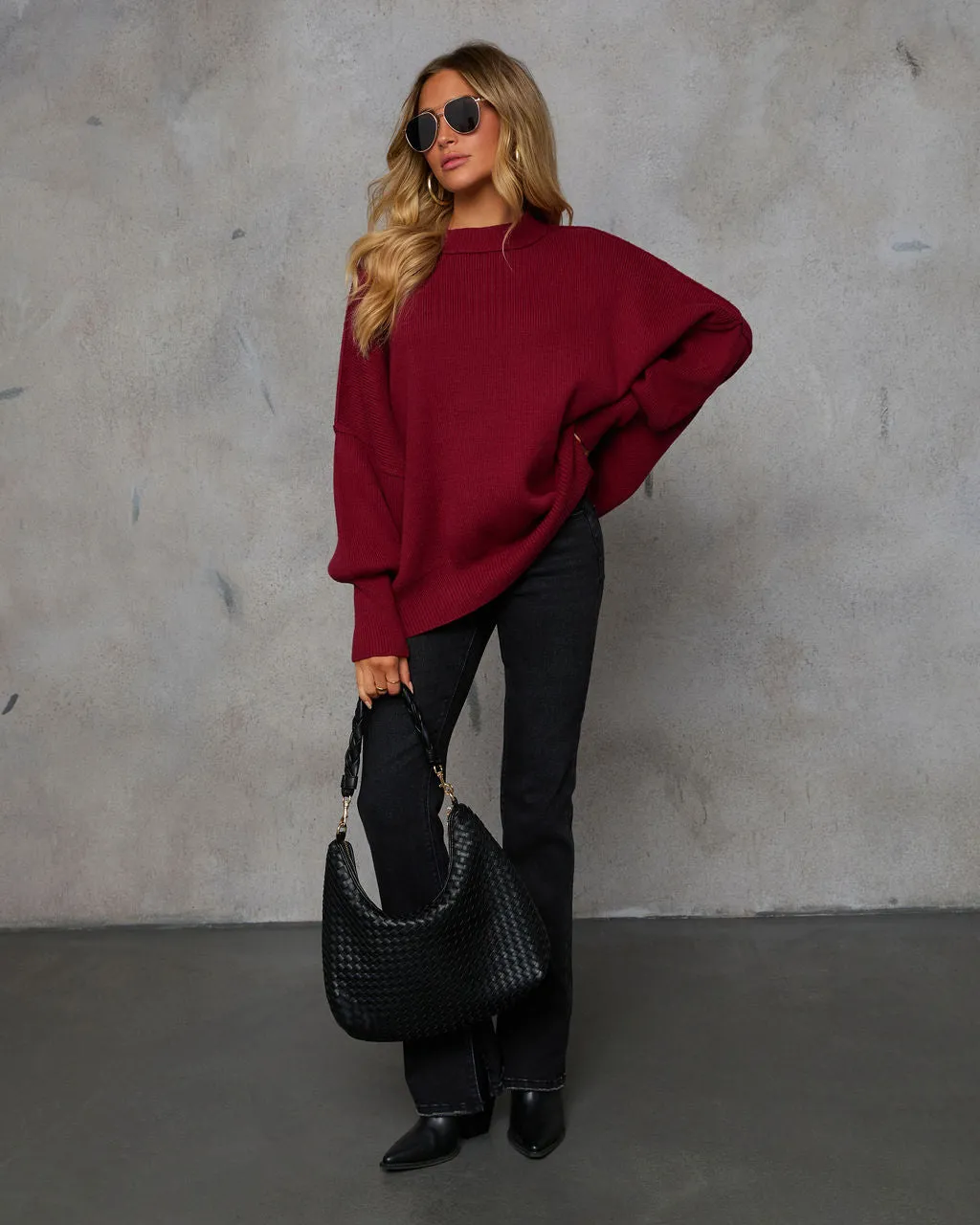 Elouise Knit Oversized Pullover Sweater