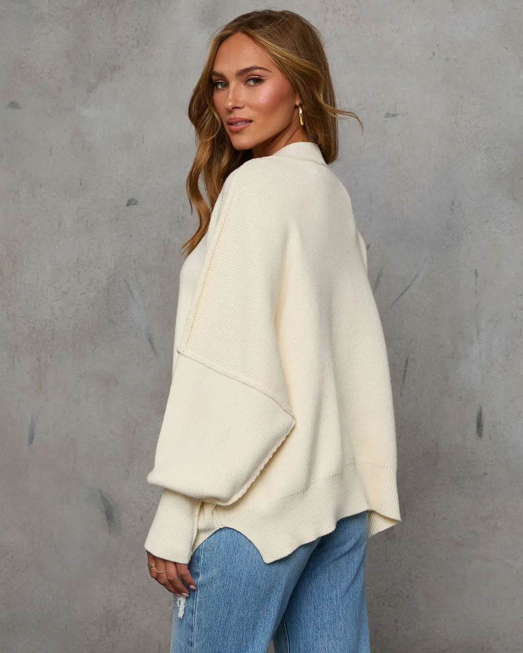 Elouise Knit Oversized Pullover Sweater