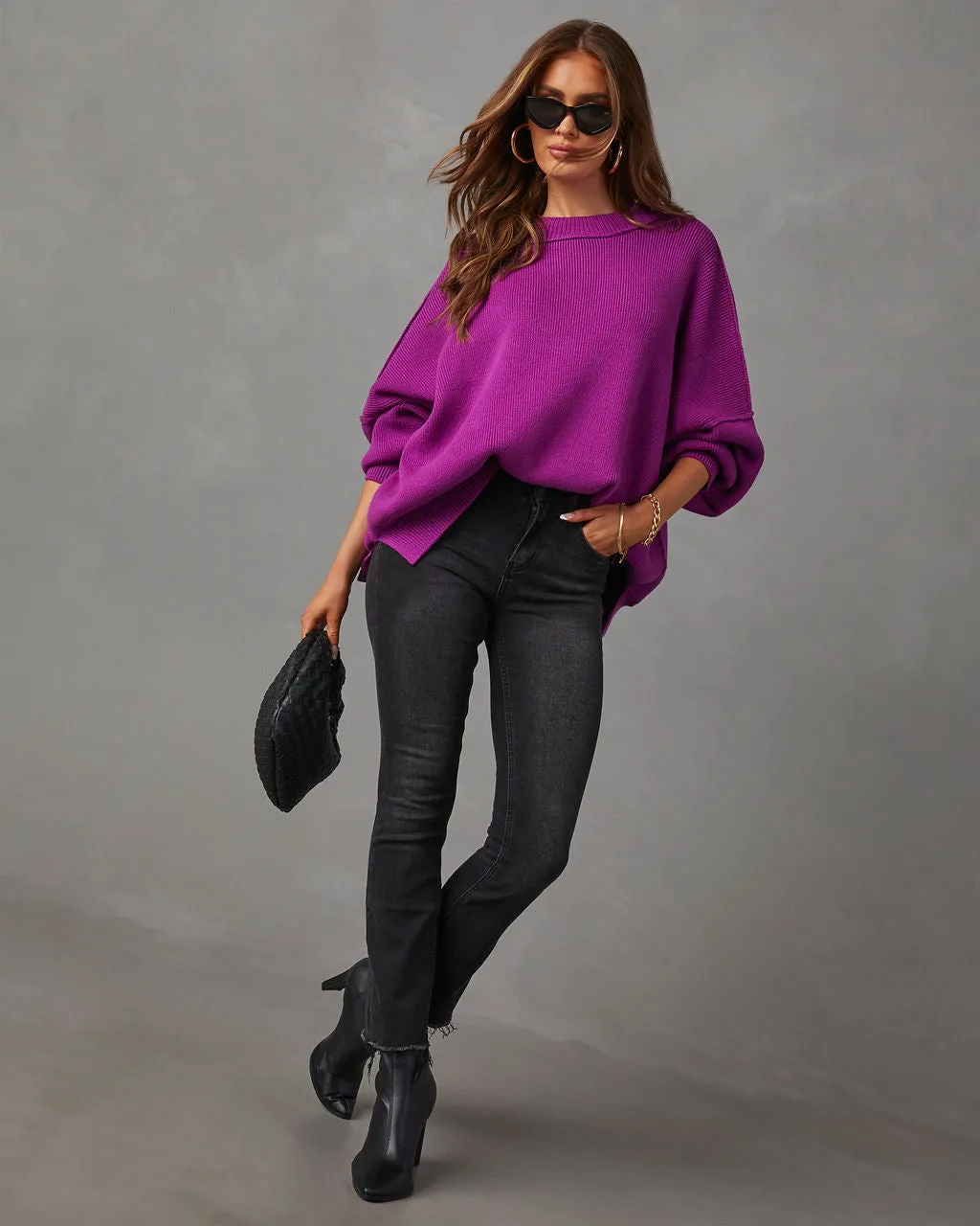 Elouise Knit Oversized Pullover Sweater