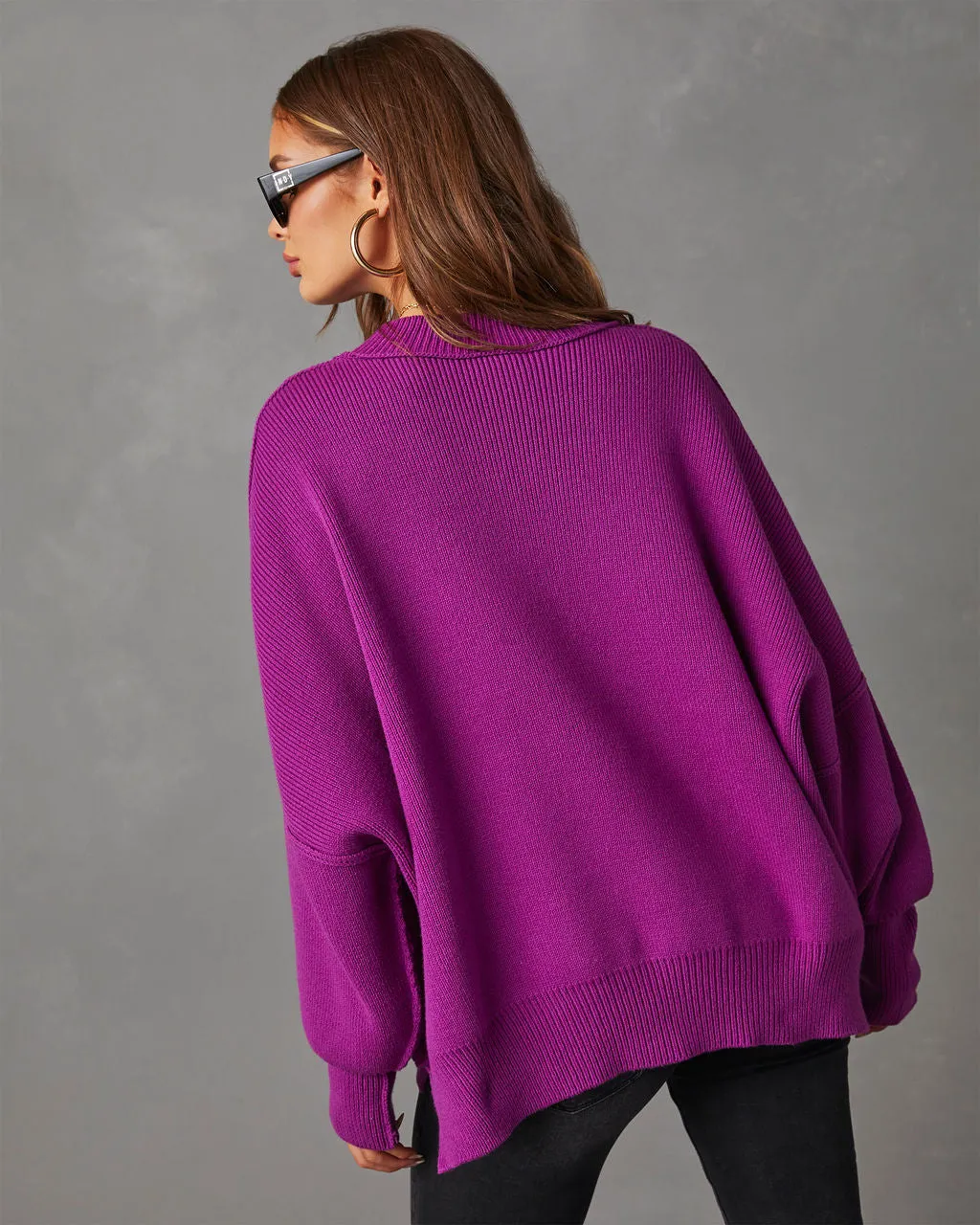 Elouise Knit Oversized Pullover Sweater