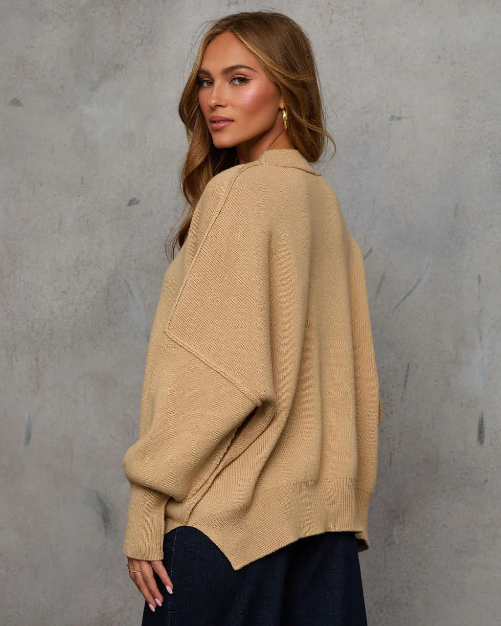 Elouise Knit Oversized Pullover Sweater