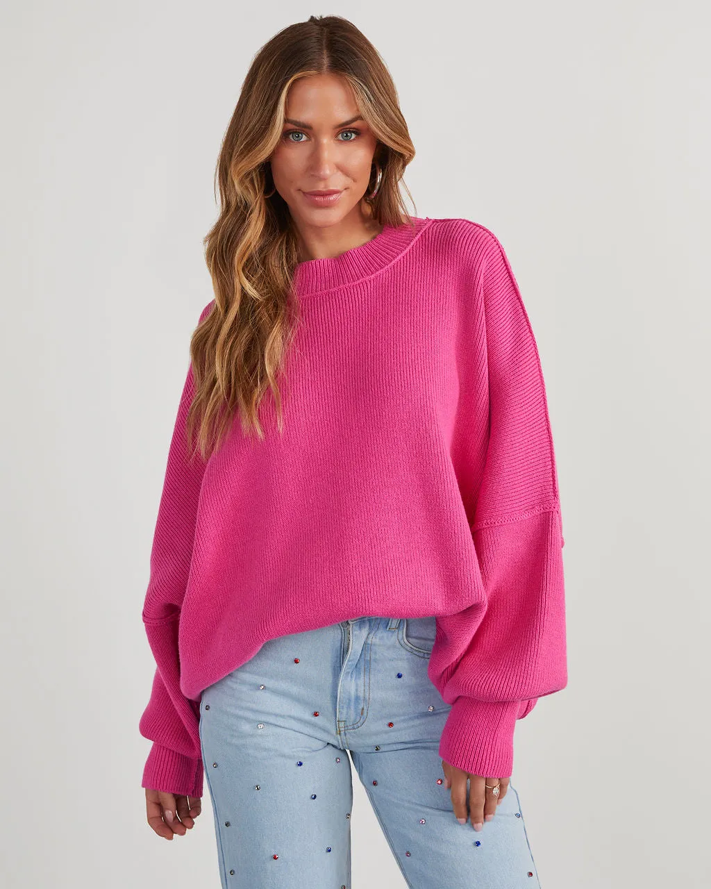 Elouise Knit Oversized Pullover Sweater