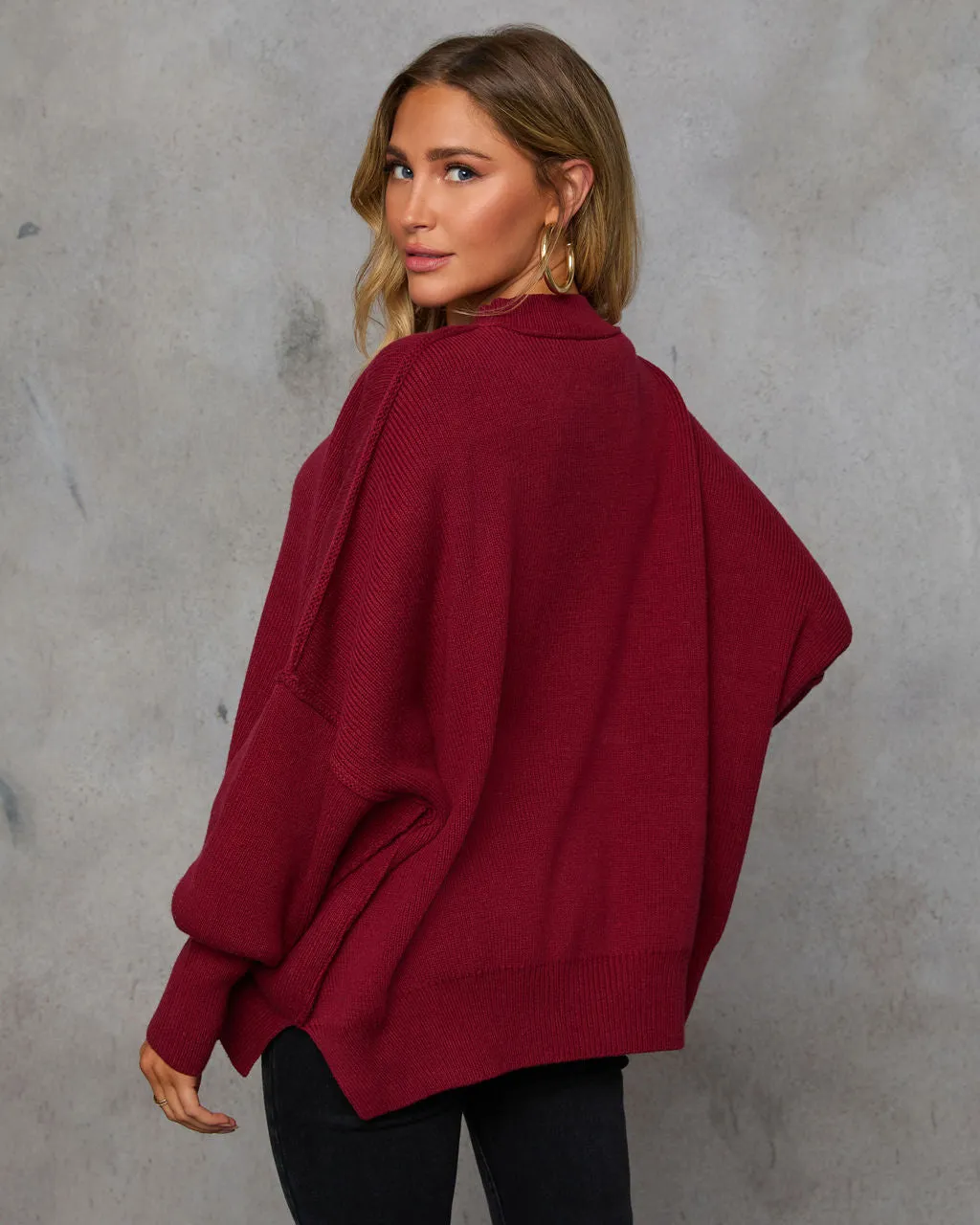 Elouise Knit Oversized Pullover Sweater