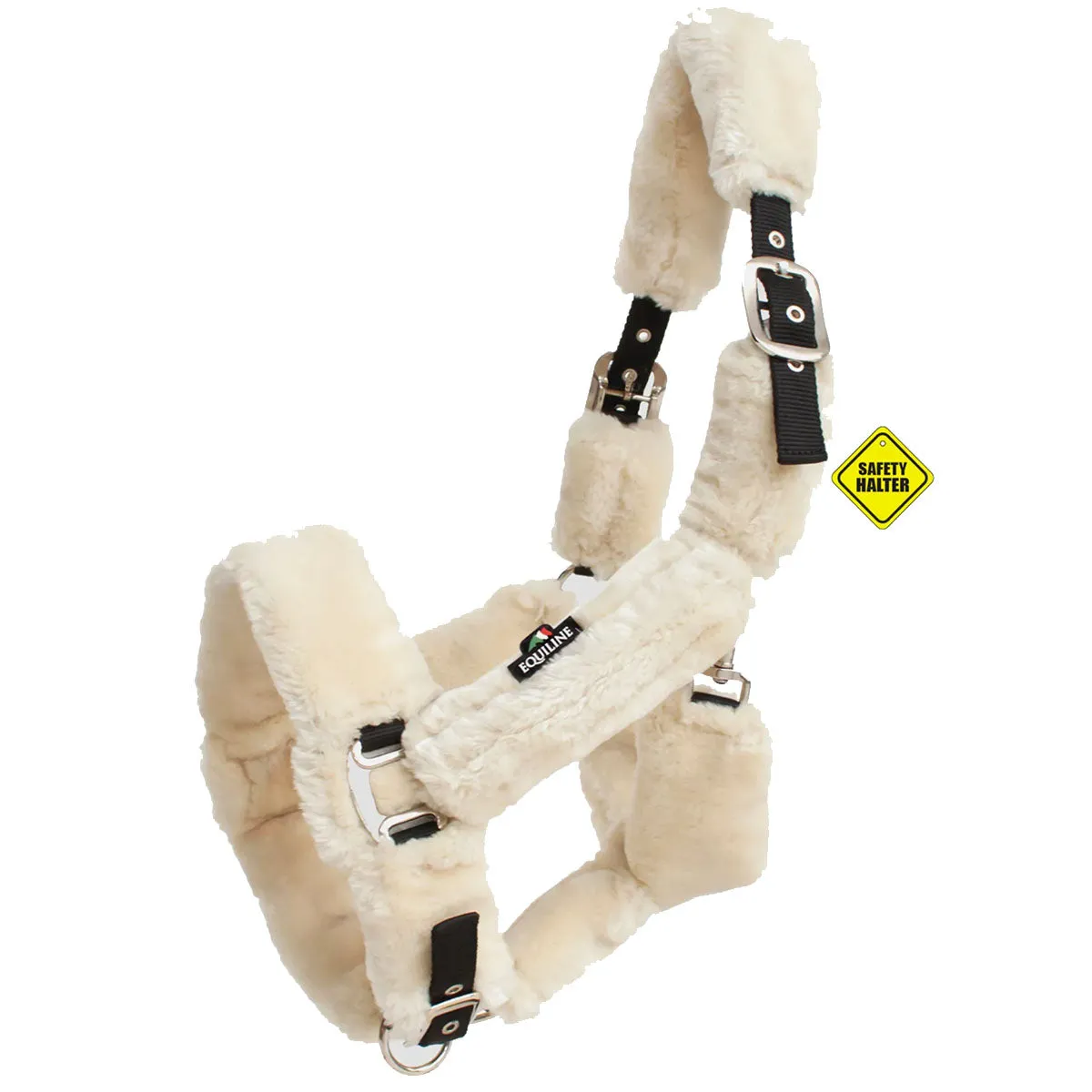 Equiline Terris Sheepskin Shipping Halter