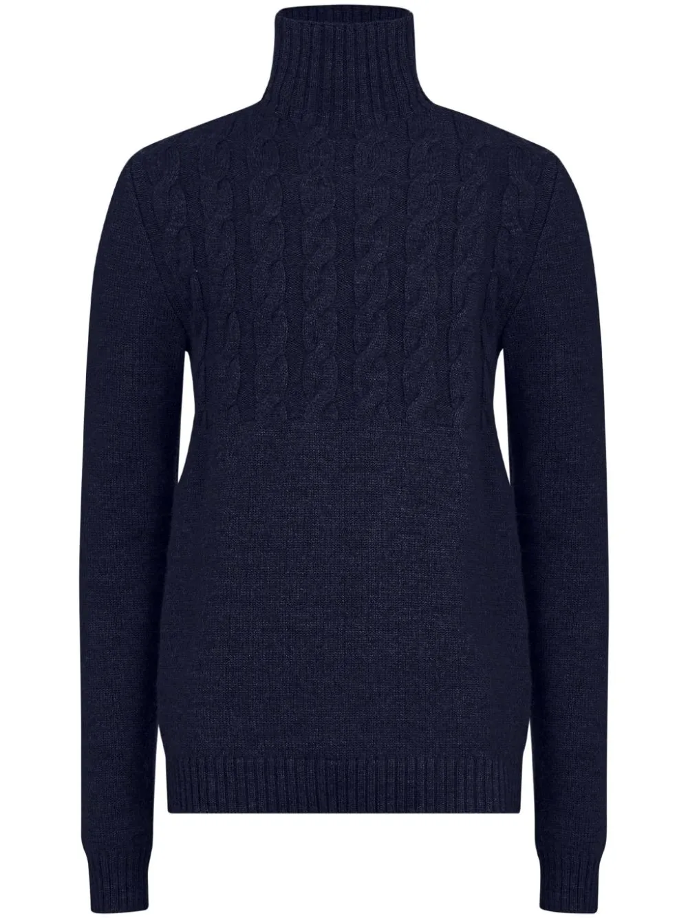 High-Neck Virgin-Wool Sweater