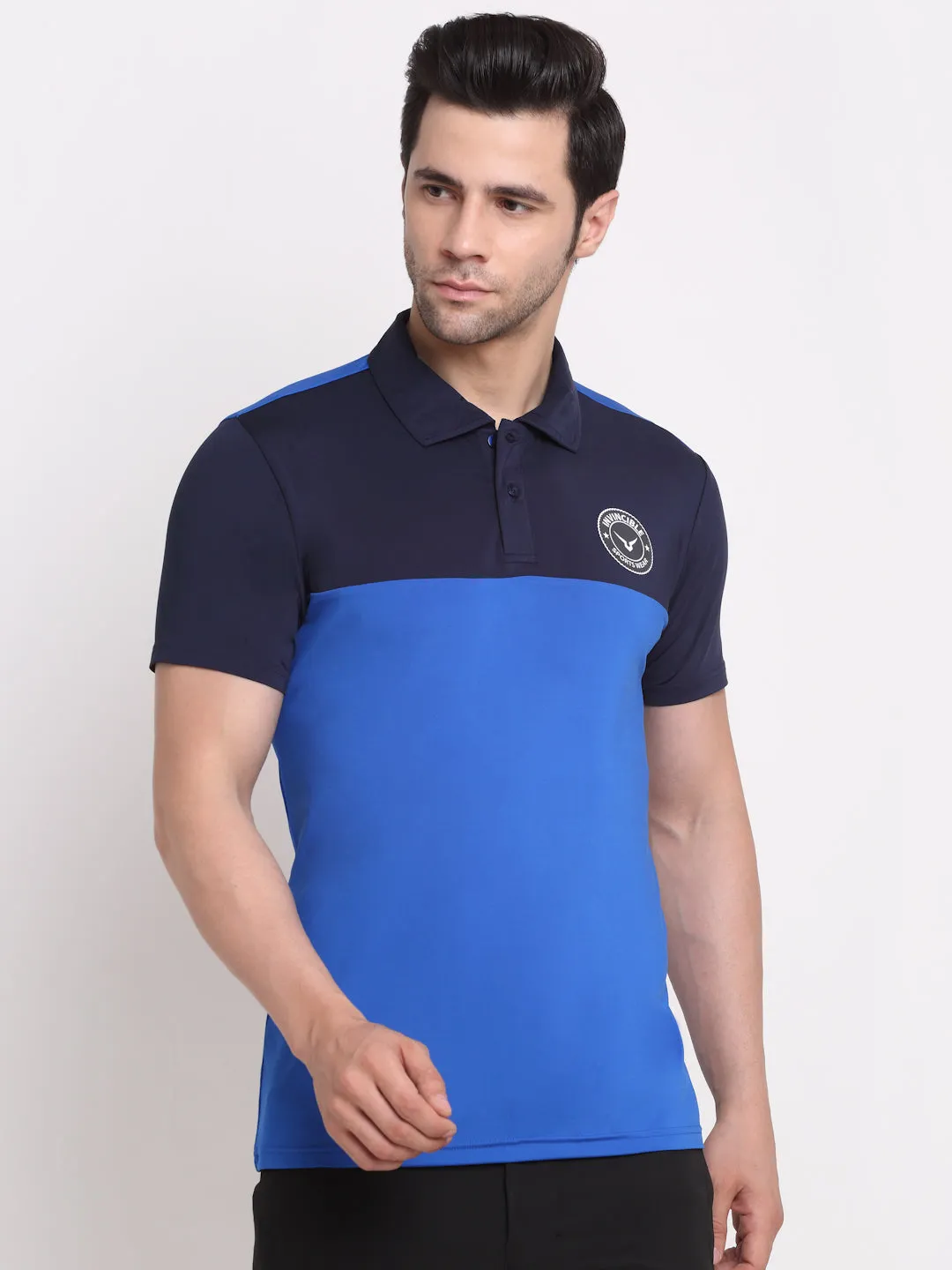 Invincible Men’s Color Block Polo Tee