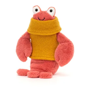 JellyCat Cozy Crew Lobster - H21cm