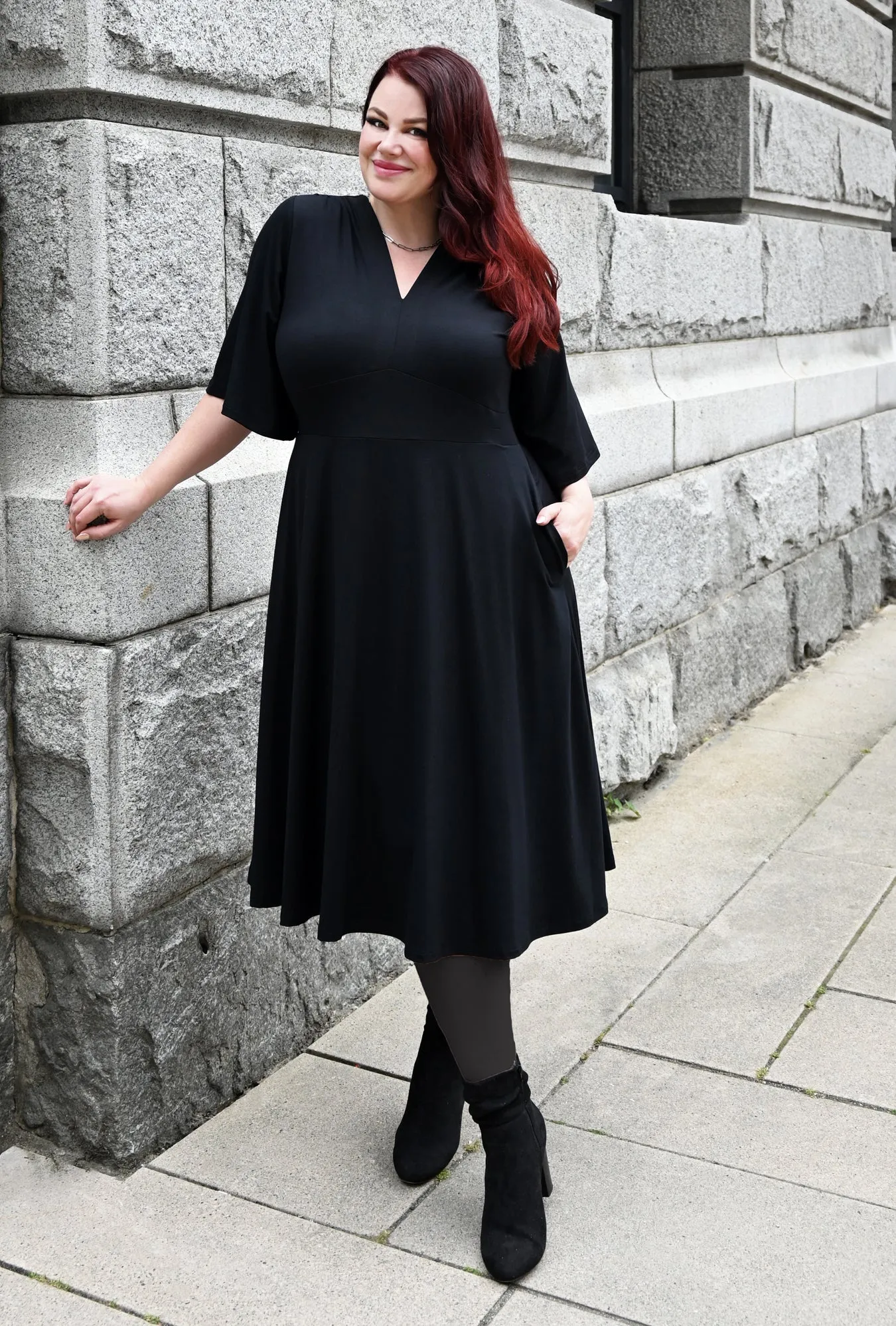 Joy Dress - Black Bamboo