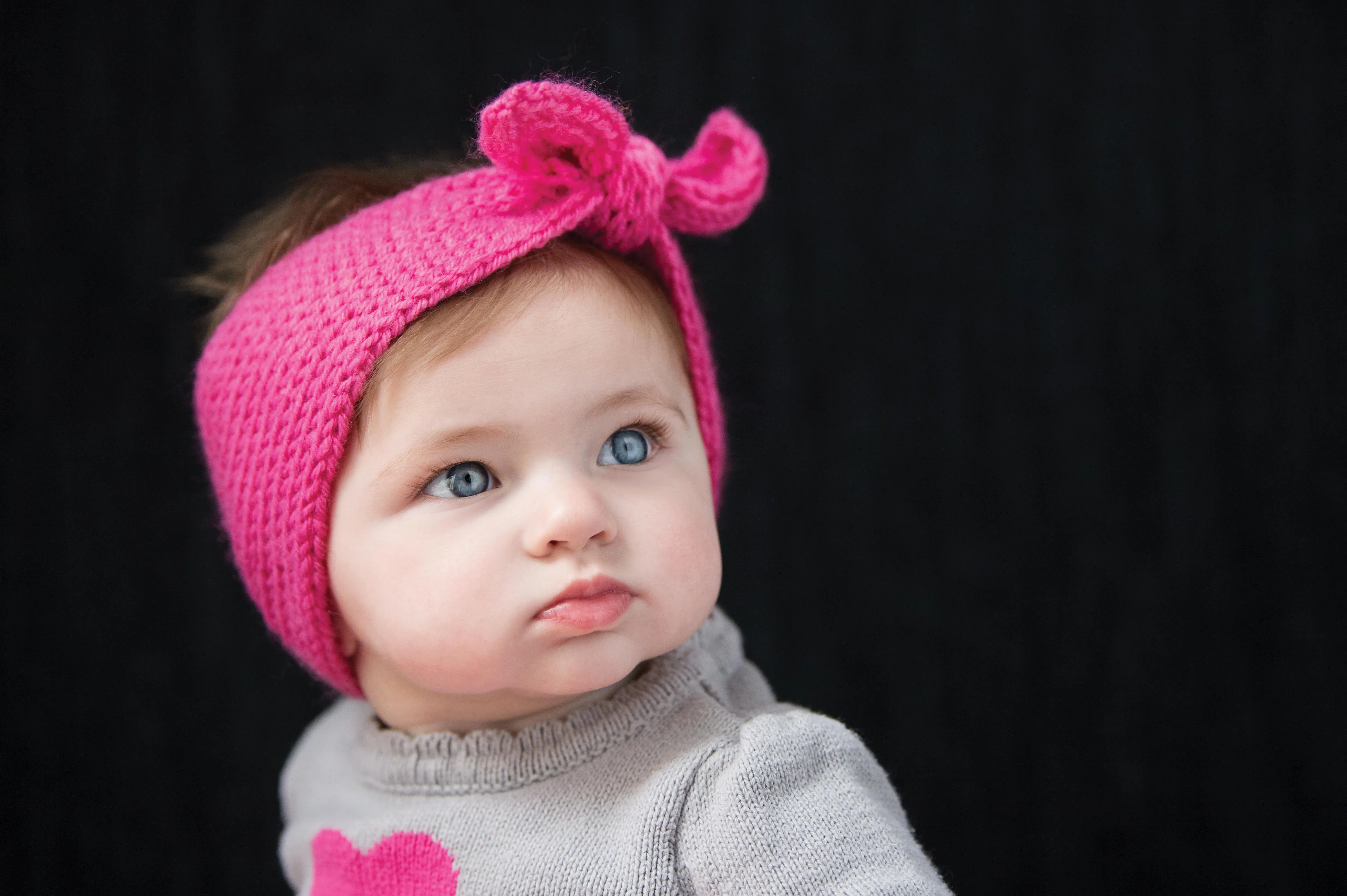 Knit Wool Baby Stretch Headband