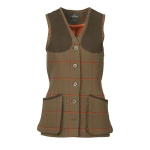 Laksen Beauly Tweed Ladies Shooting Vest - British Game Alliance