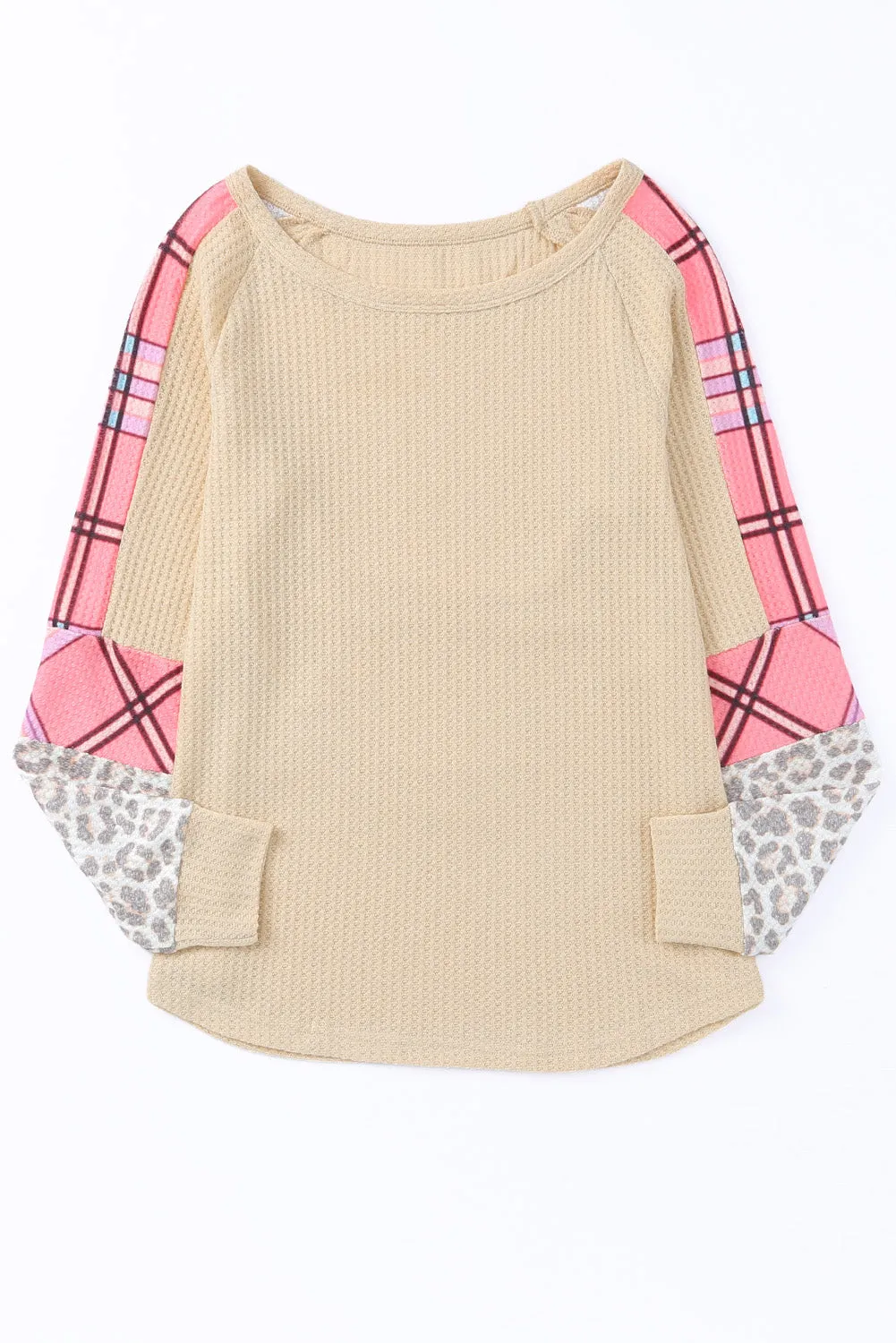 Leopard Raglan Long Sleeve Top