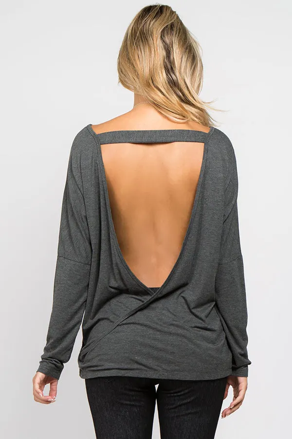 Love Me Back Surplice Top