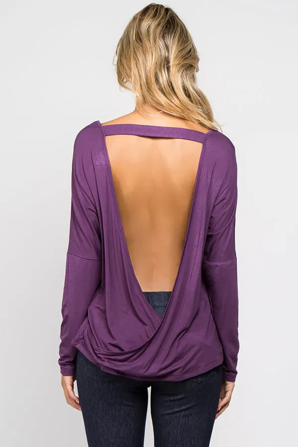 Love Me Back Surplice Top