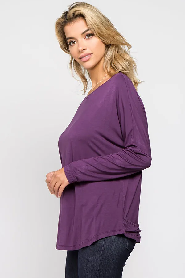 Love Me Back Surplice Top