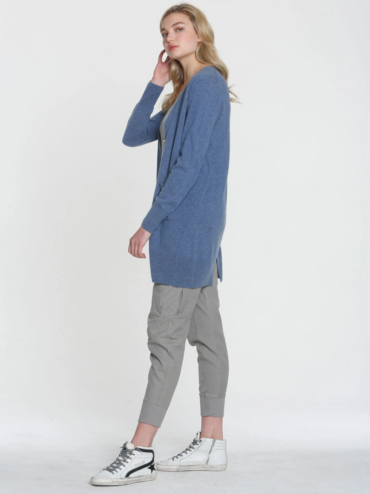 Luxe Light Duster - Dutch Blue