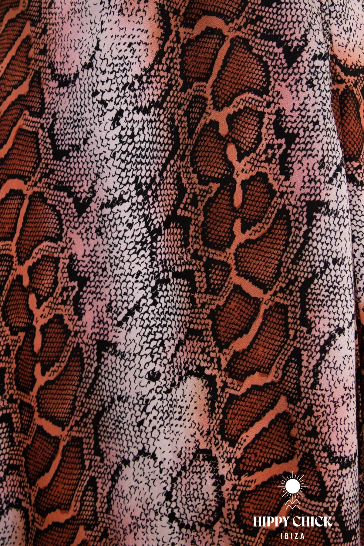 Maryam Long Dress // Python Print