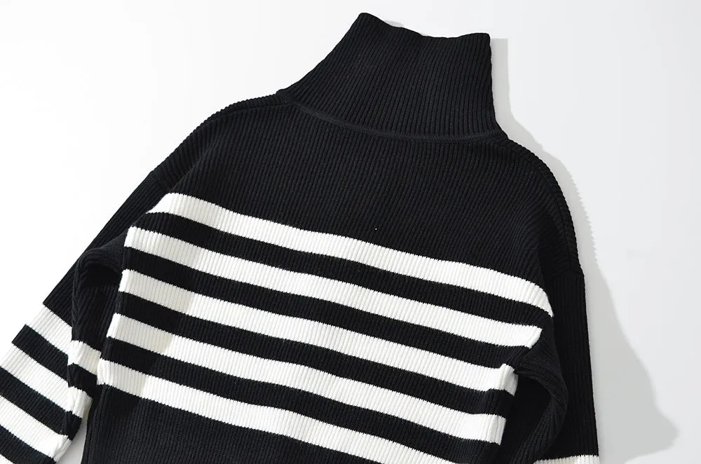 Naomi Stripe Knitted Sweater