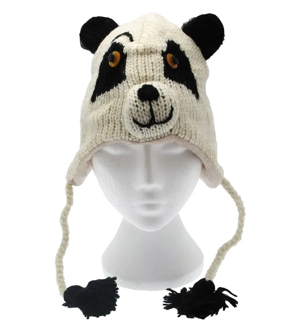 Panda Woolen Animal Hat, Nepal