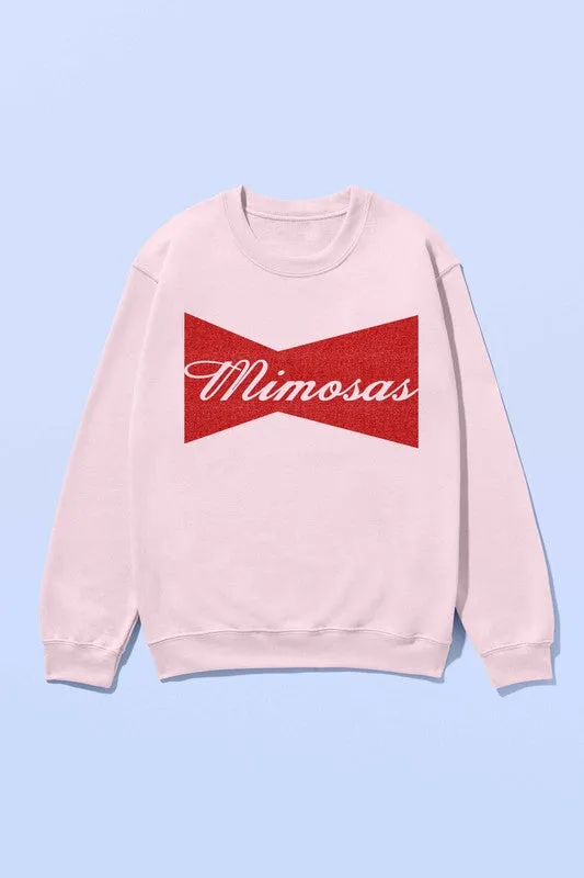 Plus Size MIMOSAS Long Sleeves Sweatshirt tops