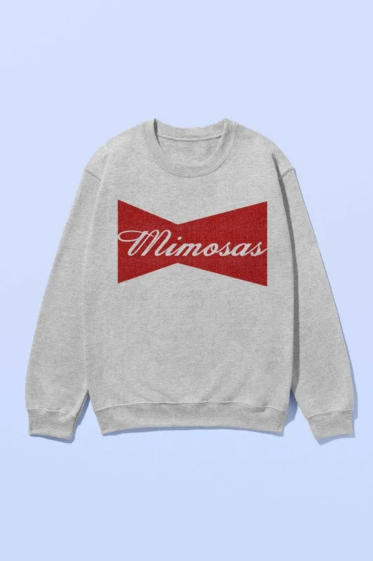 Plus Size MIMOSAS Long Sleeves Sweatshirt tops