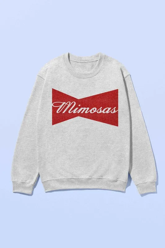 Plus Size MIMOSAS Long Sleeves Sweatshirt tops