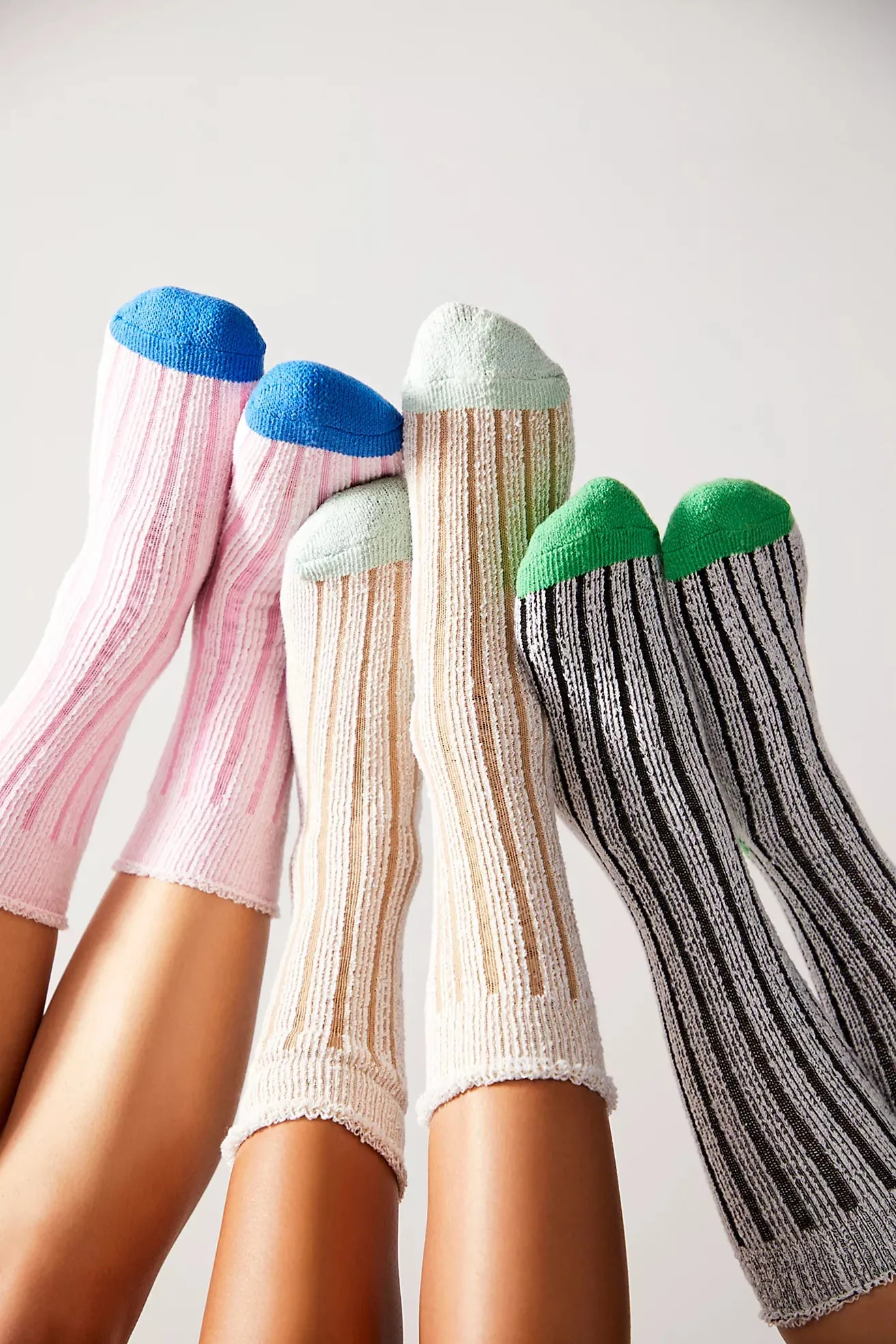 Plush Inside Out Crew Socks | Bubblegum