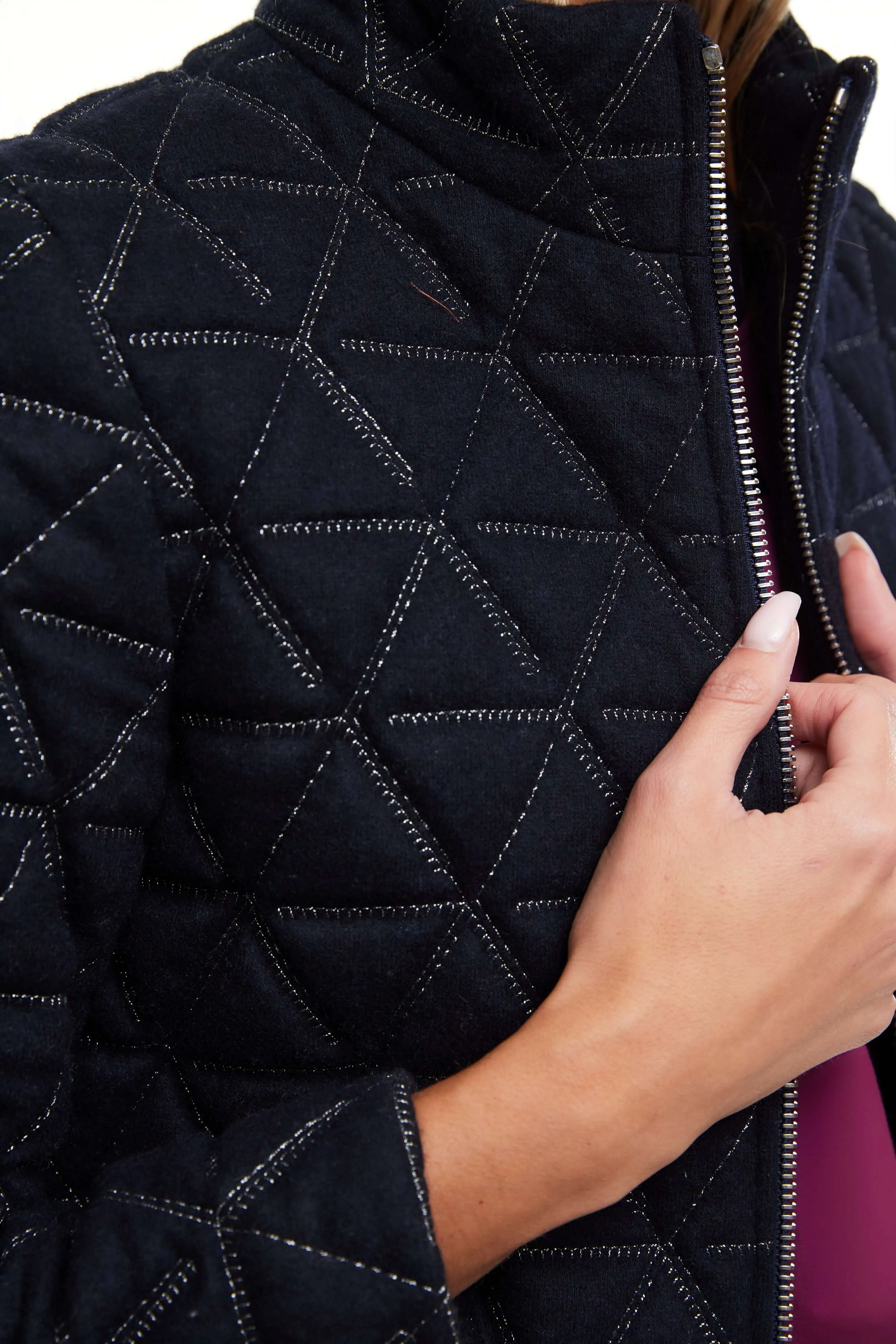 QUILTED WOOL JACKET