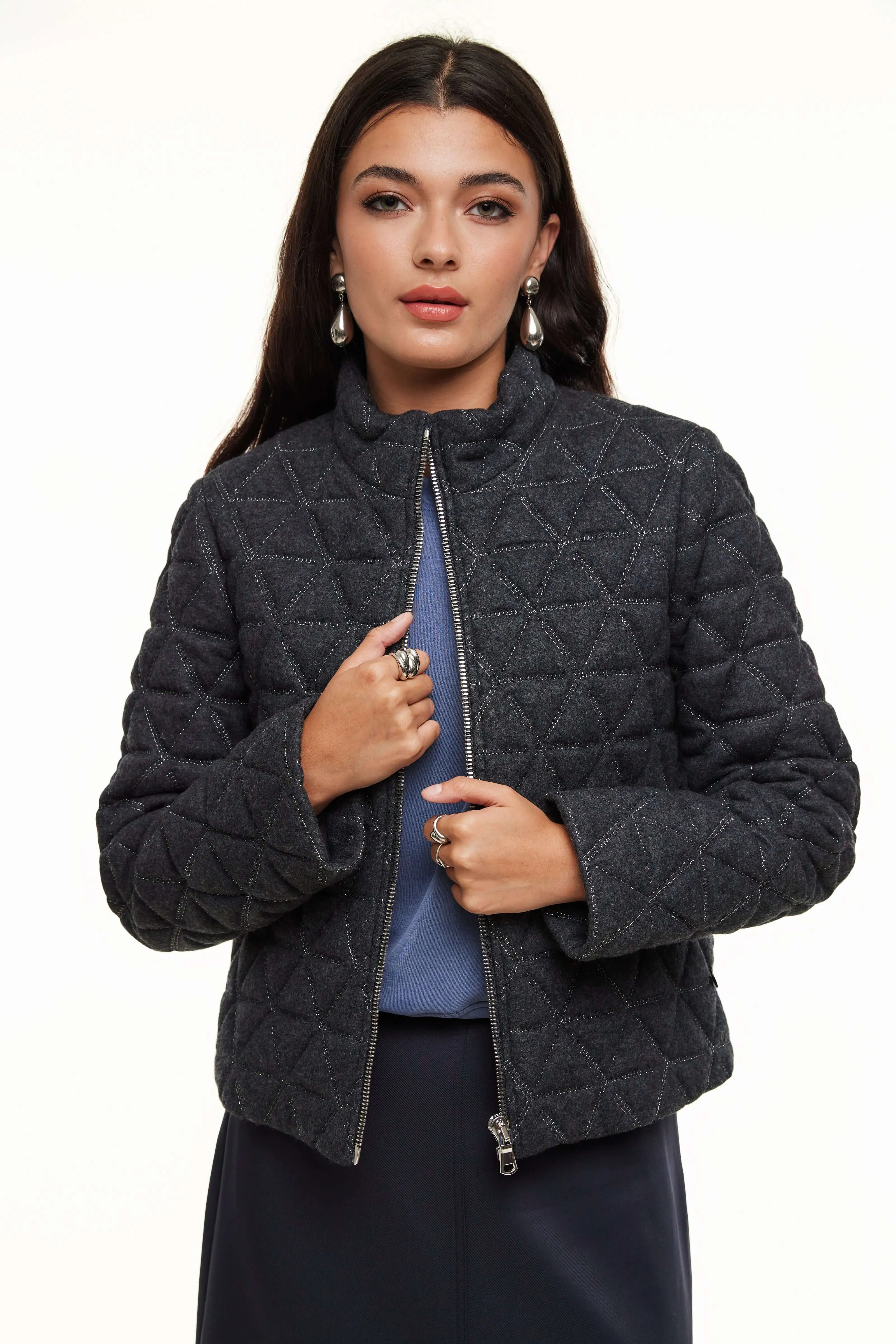 QUILTED WOOL JACKET