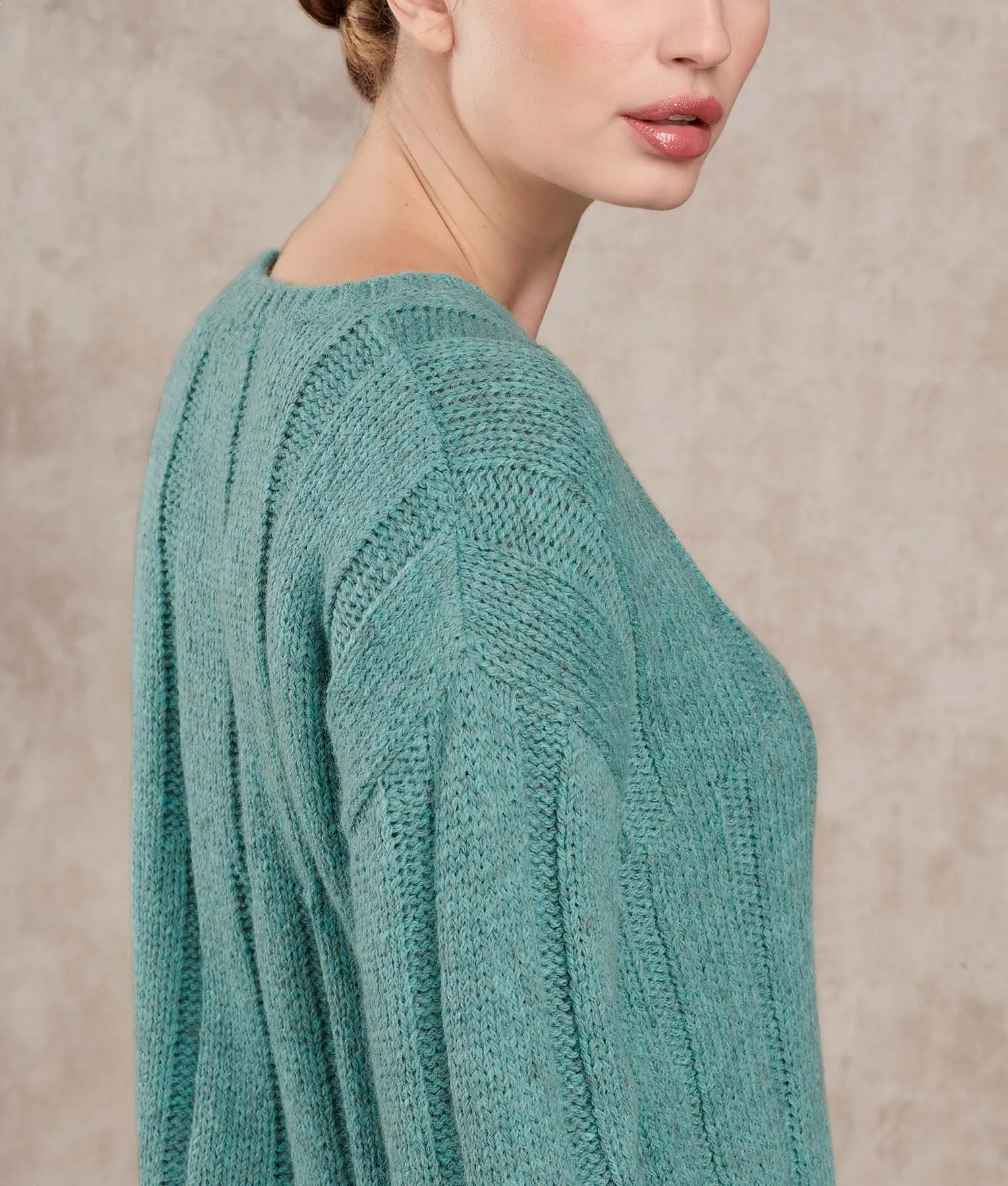 Ribbed Long Sweater