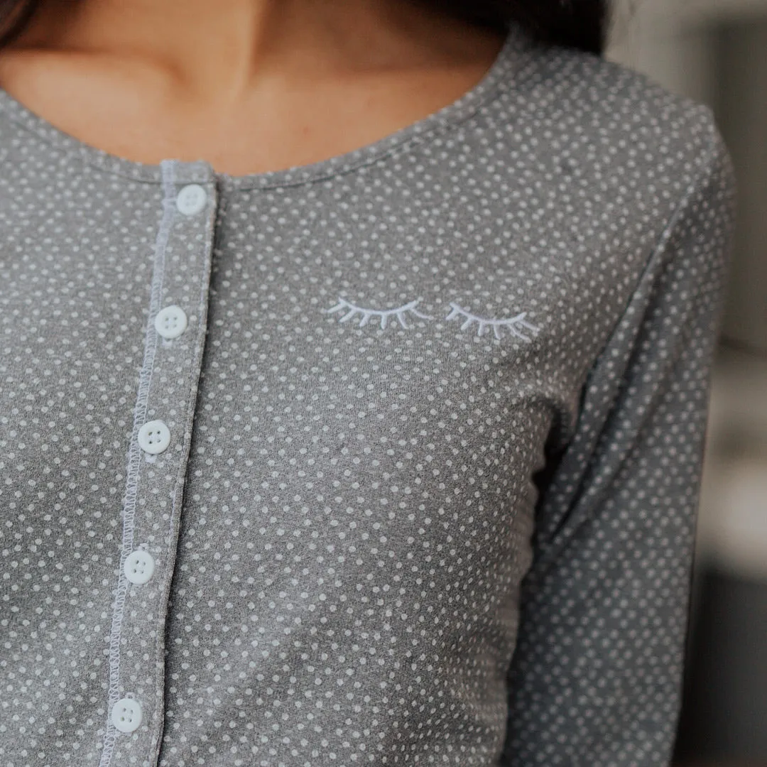 Snowflake Slumber Henley