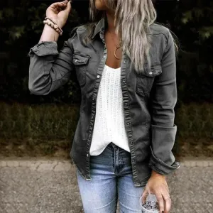 Sophia | hip denim jacket (trend 2024)