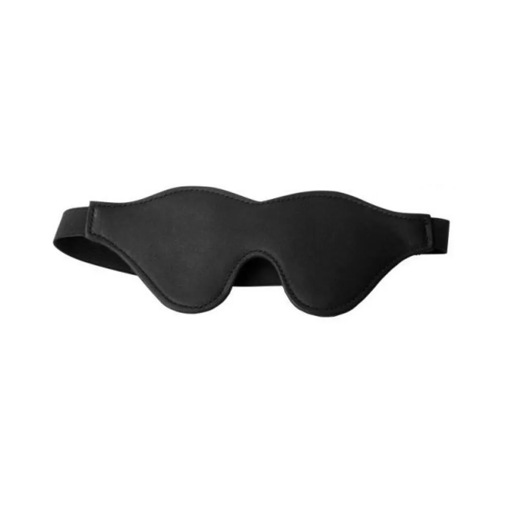 Strict Fleece Lined Blindfold Black O/S