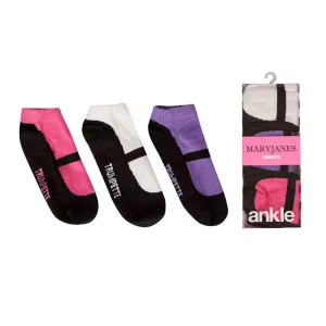 TRUMPETTE SK-3000-A-SK3 Socks 3-Pair