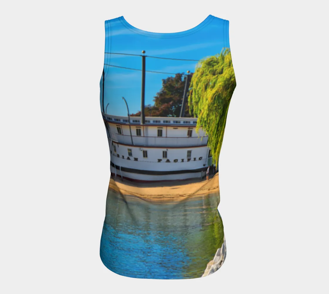 Women's All-Over Fitted Long Tank Top - SS Sicamous