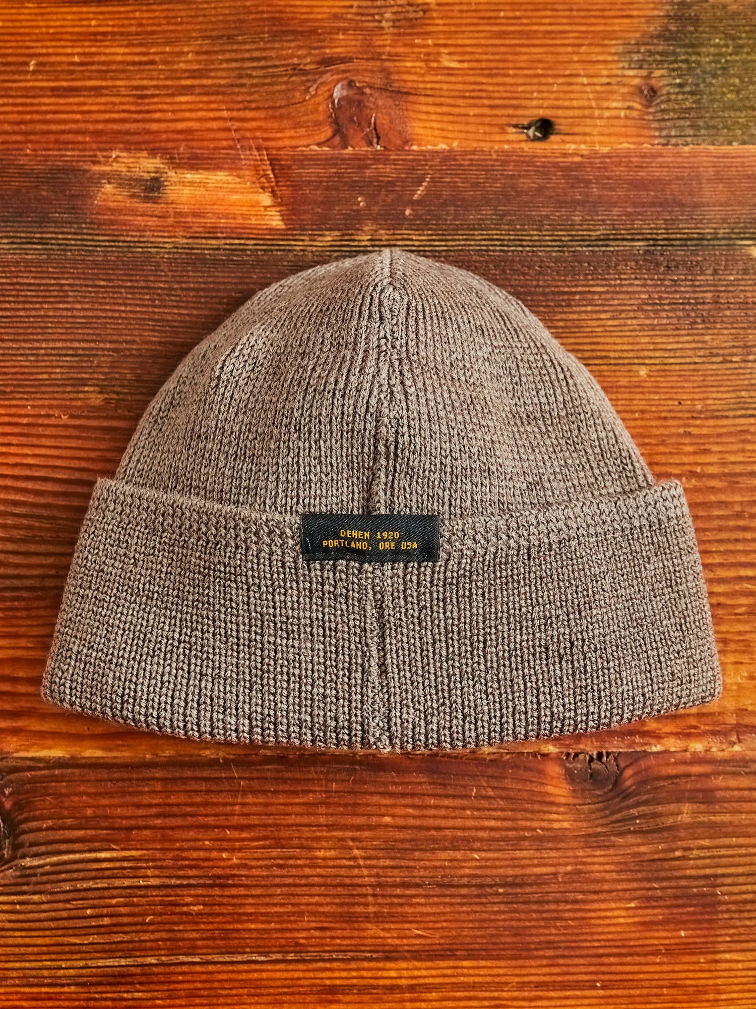 Wool Knit Watch Cap in Smoke