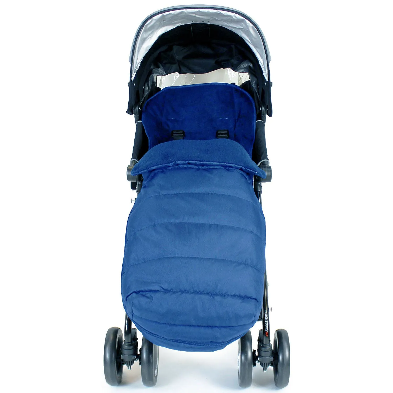 XXL Large Luxury Foot-muff And Liner For Mamas And Papas Armadillo - Navy (Navy)