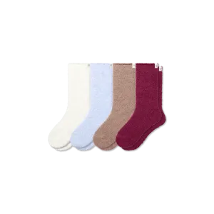 Youth Fuzzy Sock 4-Pack